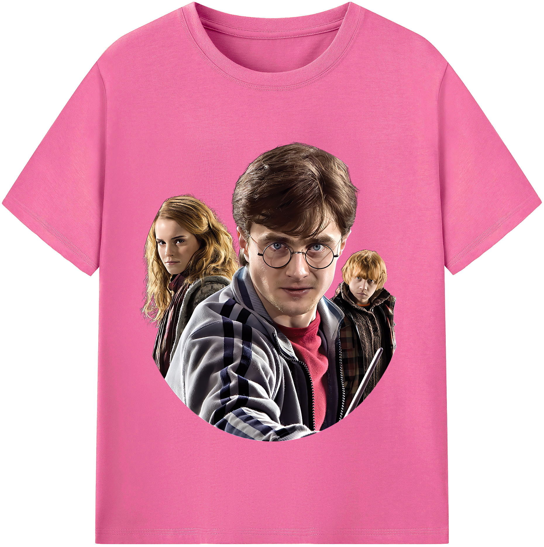 （画像用） Harry Potter ハリー・ポッターシリーズ レディースカジュアルプリントTシャツ（綿100％）